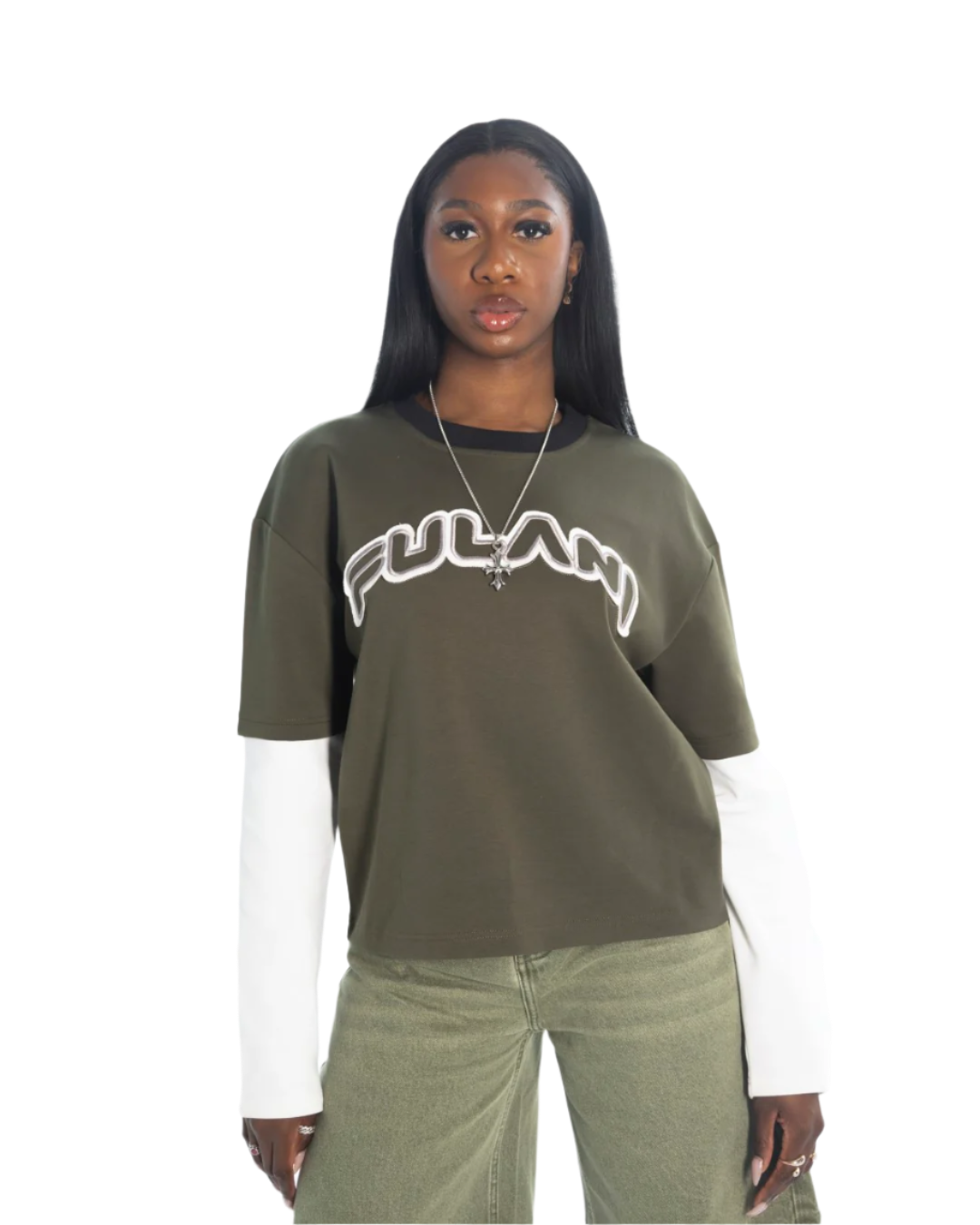 Fulani Cropped Double Layered Long Sleeve