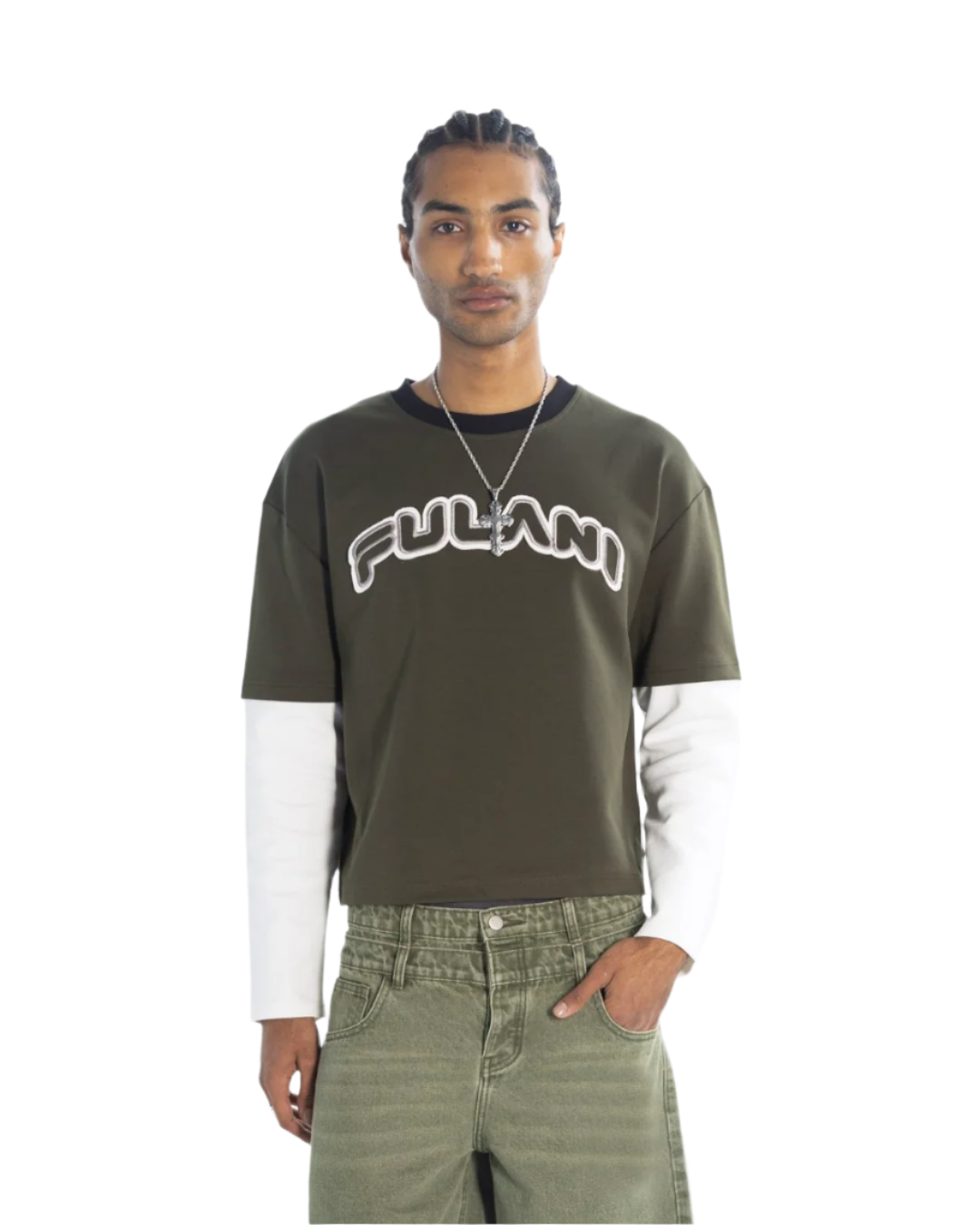 Fulani Cropped Double Layered Long Sleeve