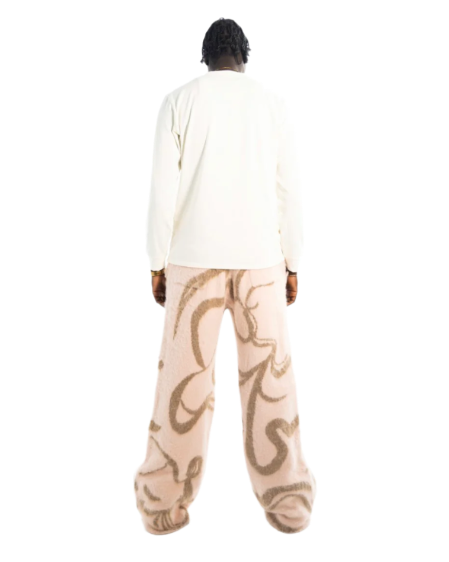Oversized Mohair Pants Cocoa Blush