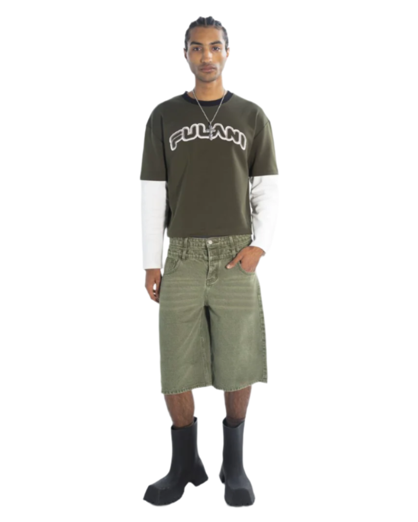 Fulani Double Waisted Jorts