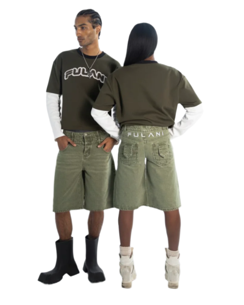 Fulani Double Waisted Jorts