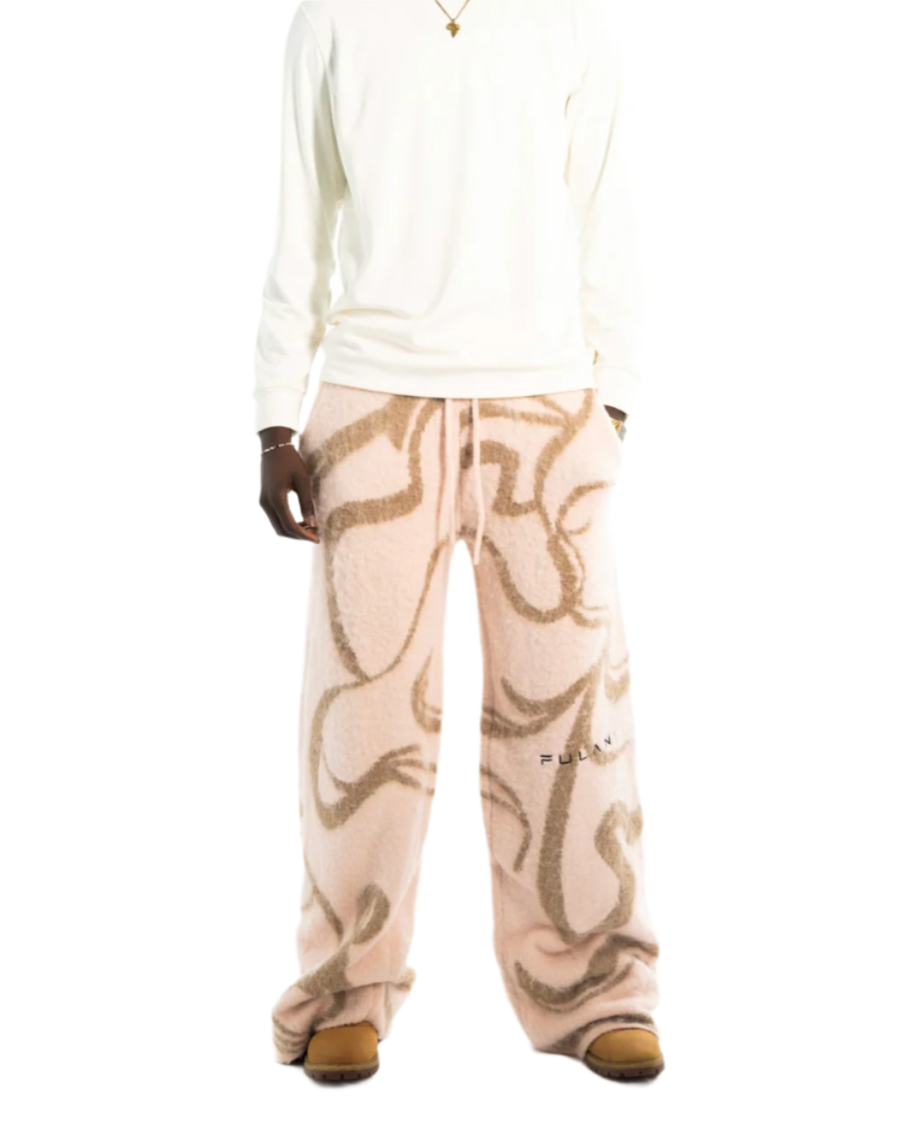 Oversized Mohair Pants Cocoa Blush