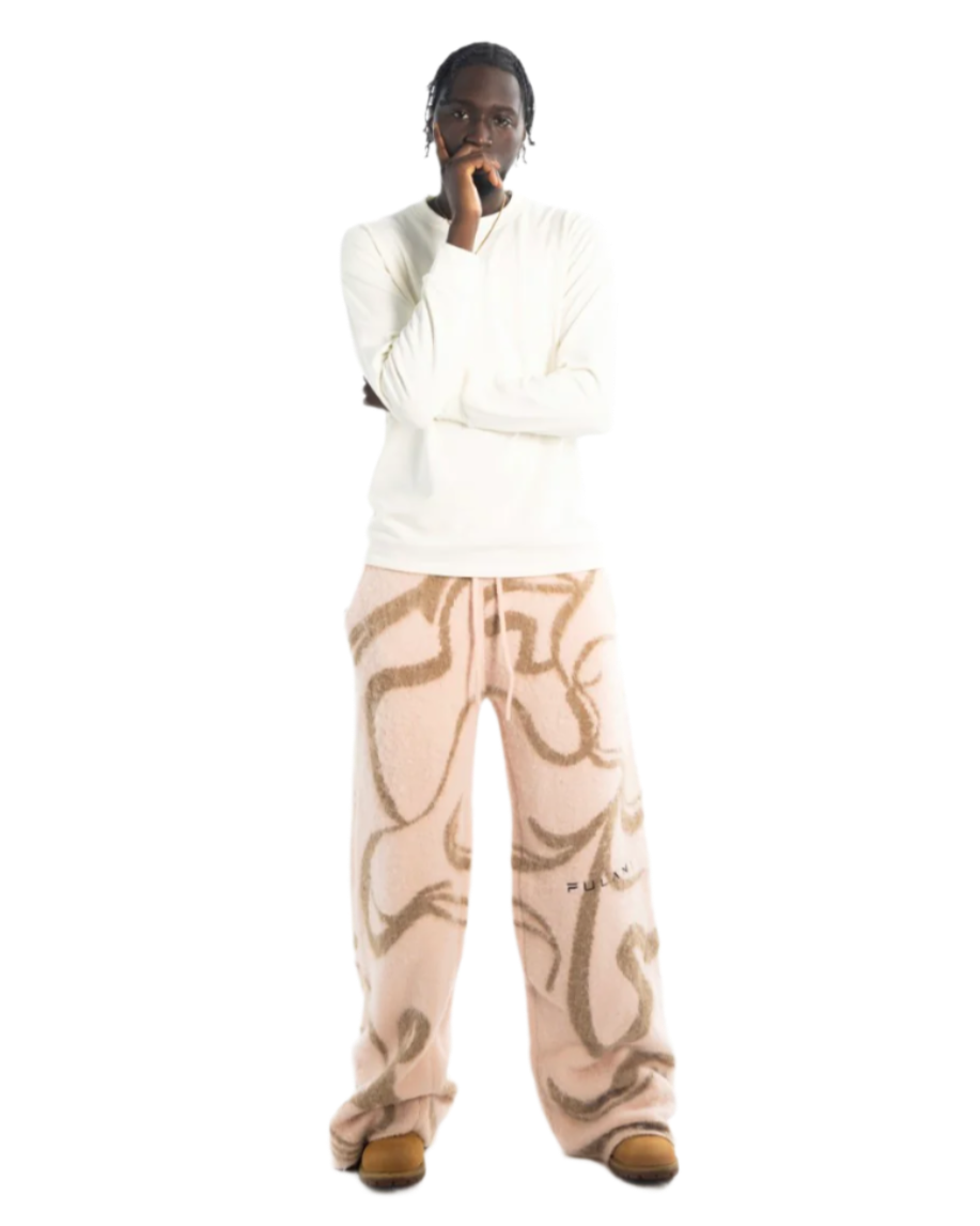 Oversized Mohair Pants Cocoa Blush