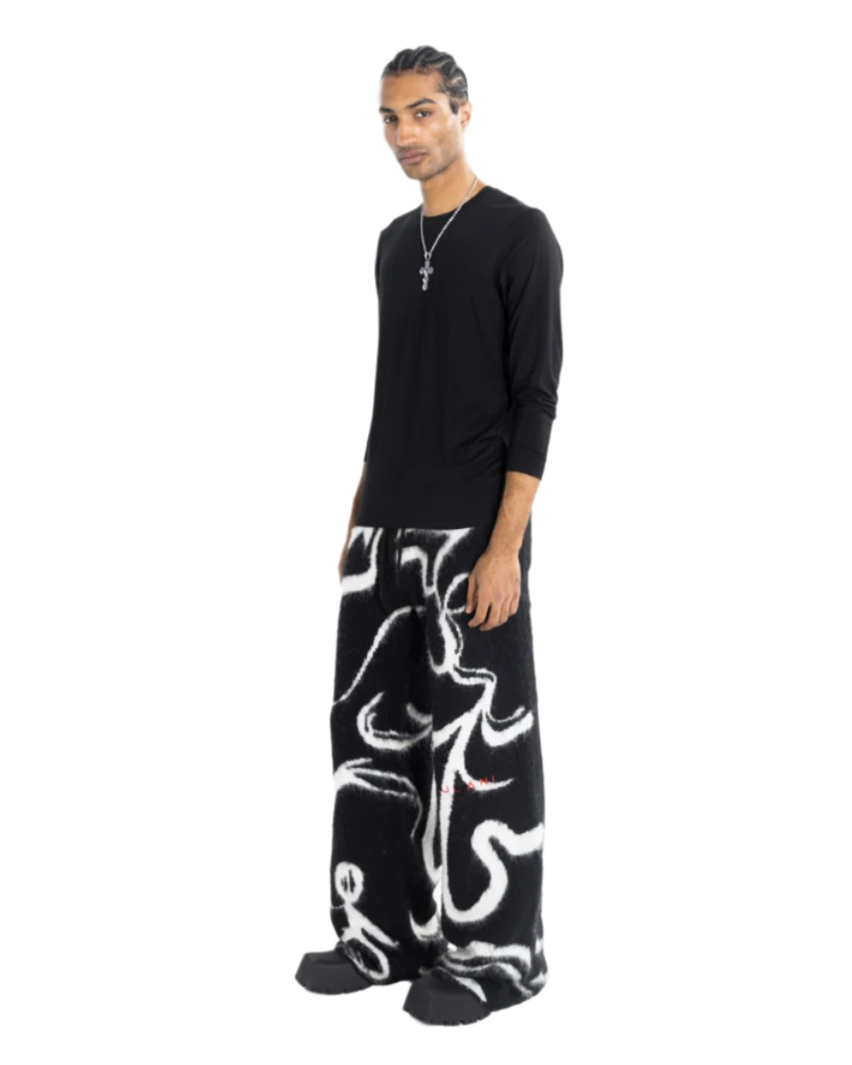 Oversized Mohair Pants Dusk & Dawn