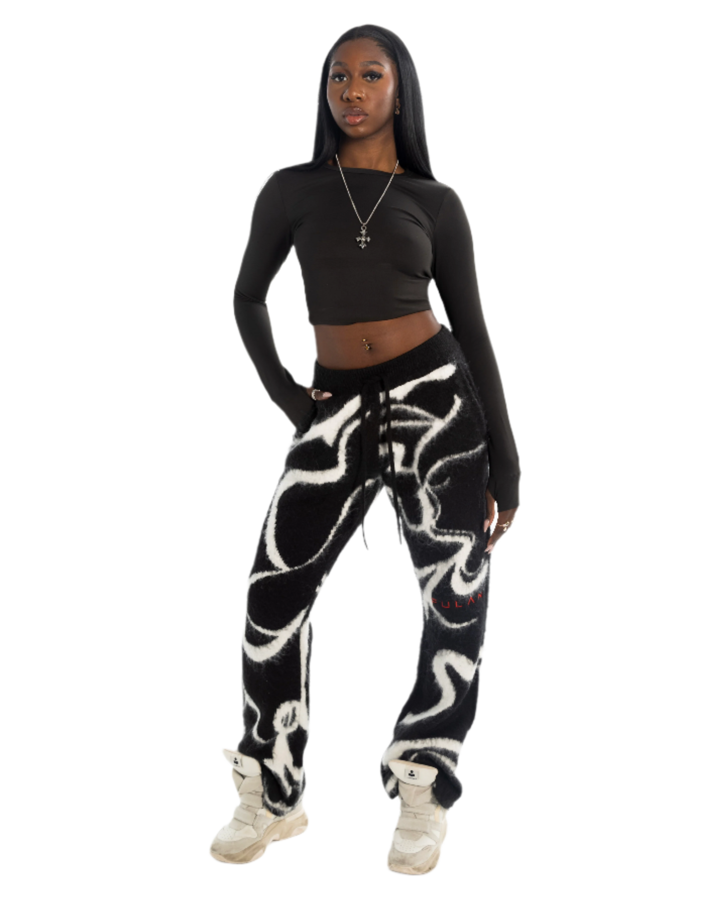 Oversized Mohair Pants Dusk & Dawn
