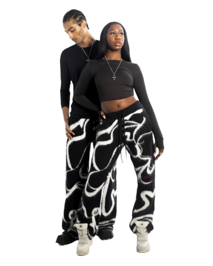 Oversized Mohair Pants Dusk & Dawn