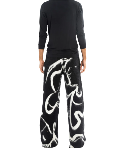 Oversized Mohair Pants Dusk & Dawn