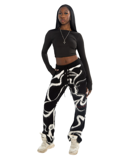 Oversized Mohair Pants Dusk & Dawn